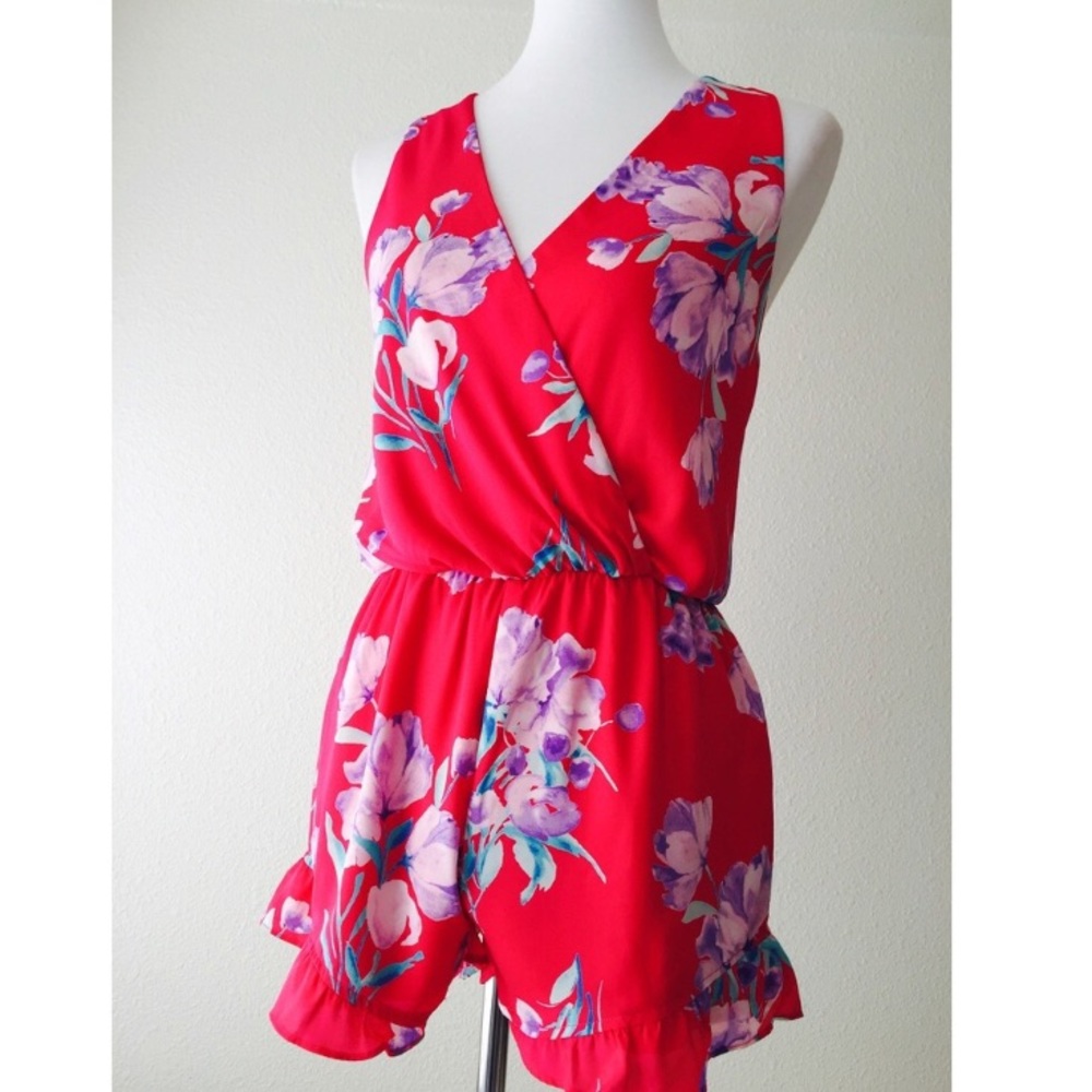 Everly pink romper size 2-4